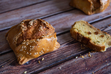 Traditional Cypriot easter cheese pastries, flaounes