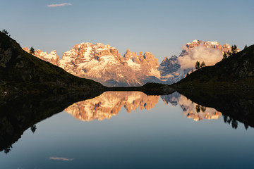 un quadro perfetto di madre natura, il Brenta