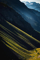 Giochi di luce ed ombre guardando verso il Monte Matto