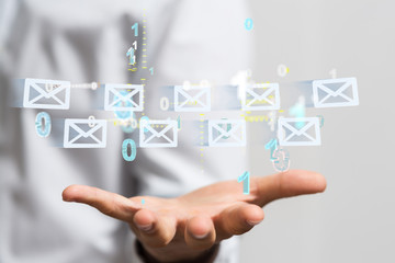 Mail Communication Connection message to mailing