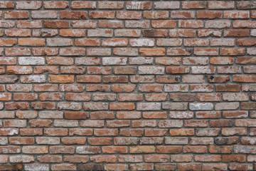 pattern / background: colorful old brick wall