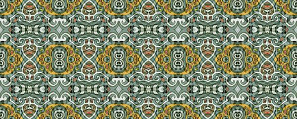 Seamless ornament. Ethnic pattern. Medieval style. Vintage ornament. Seamless background. Seamless texture. Abstract background. Decoration. Creative background. Duplicate elements. Abstract texture