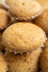 Homemade muffins cooked during the confirmation of the covid-19 virus