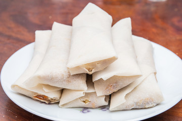 white dim sum not steam