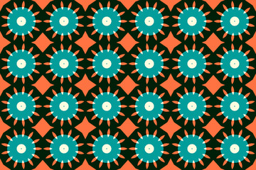 geometric textile design seamless repeat pattern illustration.