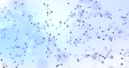 organization net 3d concept networking