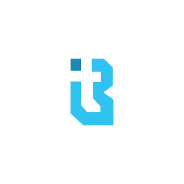 Initial letter tb logo or bt logo vector design templates