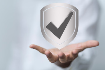 protection safe shield virus attack  3d