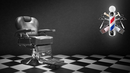 Stylish Vintage Barber Chair