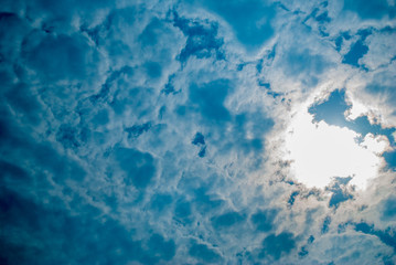 Fototapeta na wymiar The sky and clouds in the daytime are beautiful