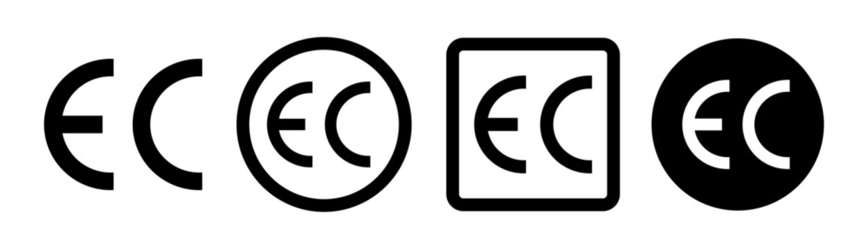 CE mark, CE symbol icon. Certification mark