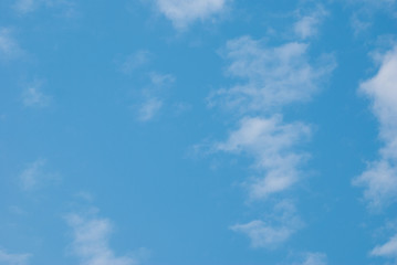 The sky and clouds in the daytime are beautiful