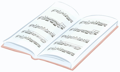 Child book with music