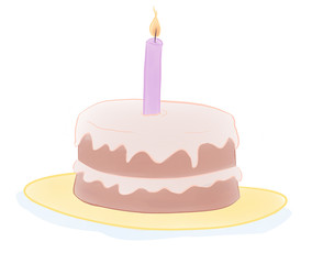 Birthday cake - one year