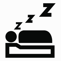 New Sleep icon. Vector icon.