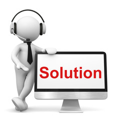 3d man telephone support