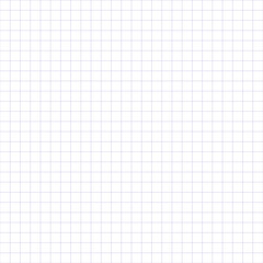 Graph line white sheet artwork. White squared paper seamless sheet background. Grid drawing checker abstract paper background vector.