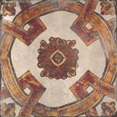 Portuguese vintage azulejo ornate tiles, moroccan pattern tile, ceramic wall and floor tile