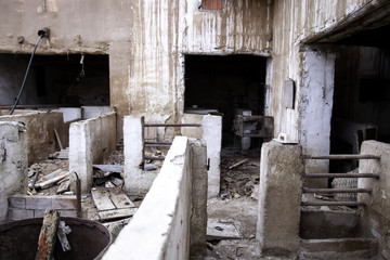 Fototapeta na wymiar Abandoned interior house