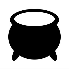 Cauldron vector icon
