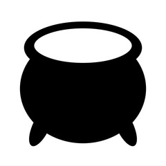 Cauldron vector icon