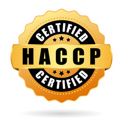 Haccp certified vector icon