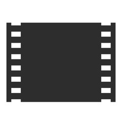 Old film strip vector icon