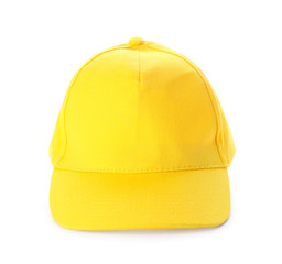 Blank cap on white background