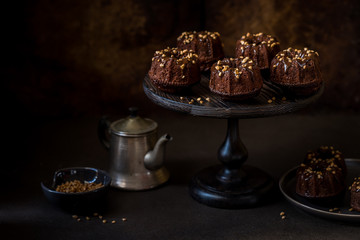 Chocolate Mini Bundt Cakes
