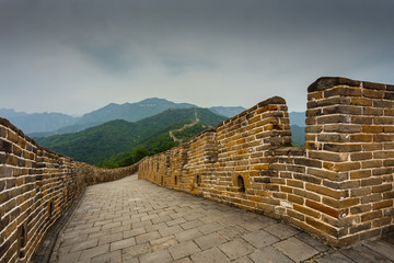 Great Wall in China, the majestic Great Wall, a symbol of China