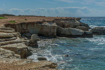  Sea caves, Cyprus