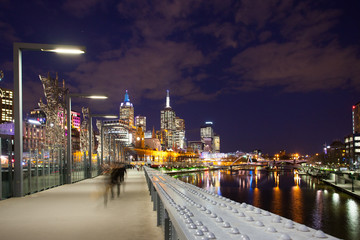 Obraz premium Queens Bridge View of CBD