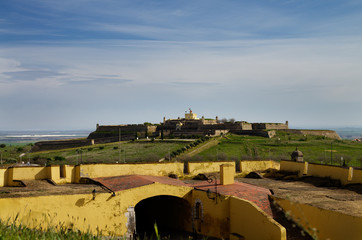 Santa Luzia fort seen from over the defensive walls of Elvas