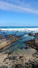 Rocky beach front, Cape Town, South Africa