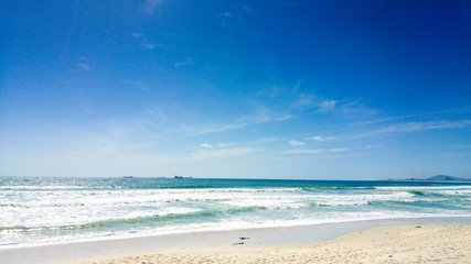 Fototapeta na wymiar Clear day over Milnerton Beach, Cape Town, South Africa