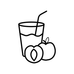 summer drink icon vector illustration