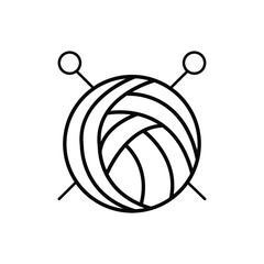 Knitting icon vector illustration photo
