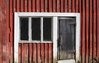 Old barn wooden wall