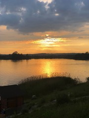 sunset summer landscape last summer 2019