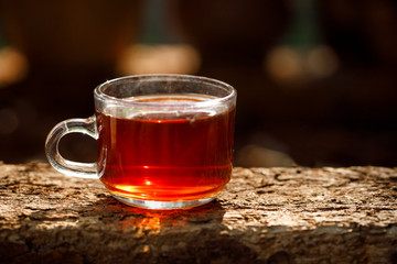 cup of  black tea
