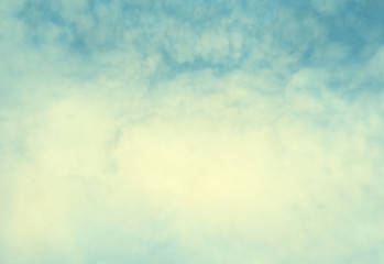 Color sky with clouds background