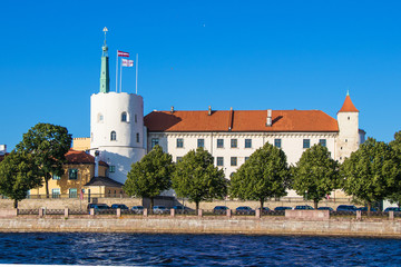 Riga castle was built by the German knights in 1330. There are the Museum of the history of Latvia...