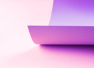 Abstract art pink and purple duotone paper background