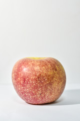 red apple on a white background
