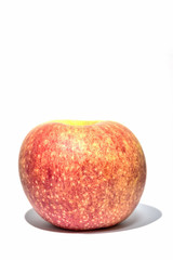 red apple on a white background