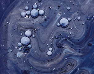 Abstract collection with colorful bubbles. Spellbinding abstract cosmic landscape