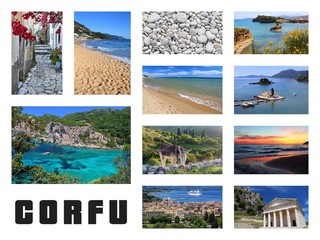 Corfu collage
