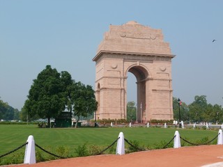 L’arche India Gate, monument à New Delhi (Inde)