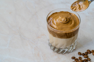 Dalgona Coffee / Whipped Creamy Fluffy and Trendy / Tiktok Instant Coffee Powder. Korean Beverage.