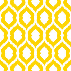 Vector stylized yellow seamless pattern. Modern geometric abstract texture for your design.
